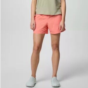 Columbia Women's Athletic Shorts in Coral